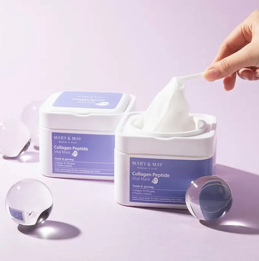 [MARY & MAY]Collagen Peptide Vital Mask